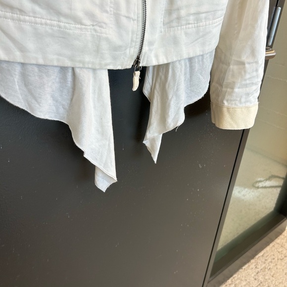 Obakki size 8 cotton,silk and suede beautiful coat in excellent used condition - Picture 16 of 16